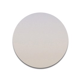 Witte ronde aluminium plaat